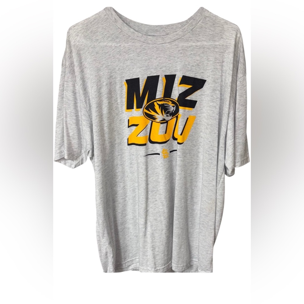 Next Level Apparel Gray MIZ ZOU T-Shirt